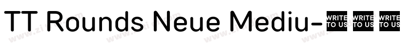 TT Rounds Neue Mediu字体转换